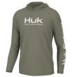 Marolina DBA HUK Huk Vented Pursuit Long Sleeve Hoodie Moss 2XL 