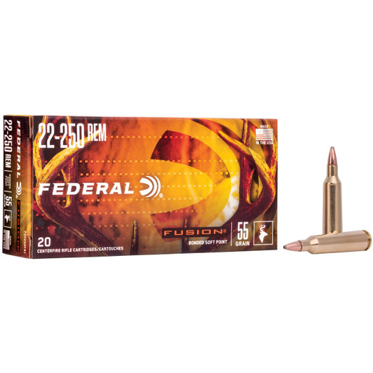 Federal Fusion 22-250 55gr 20/200 