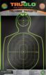 Truglo TRUGLO TRU-SEE Self Adhesive Targets - Handgun 12x18 Green 12 Pack 