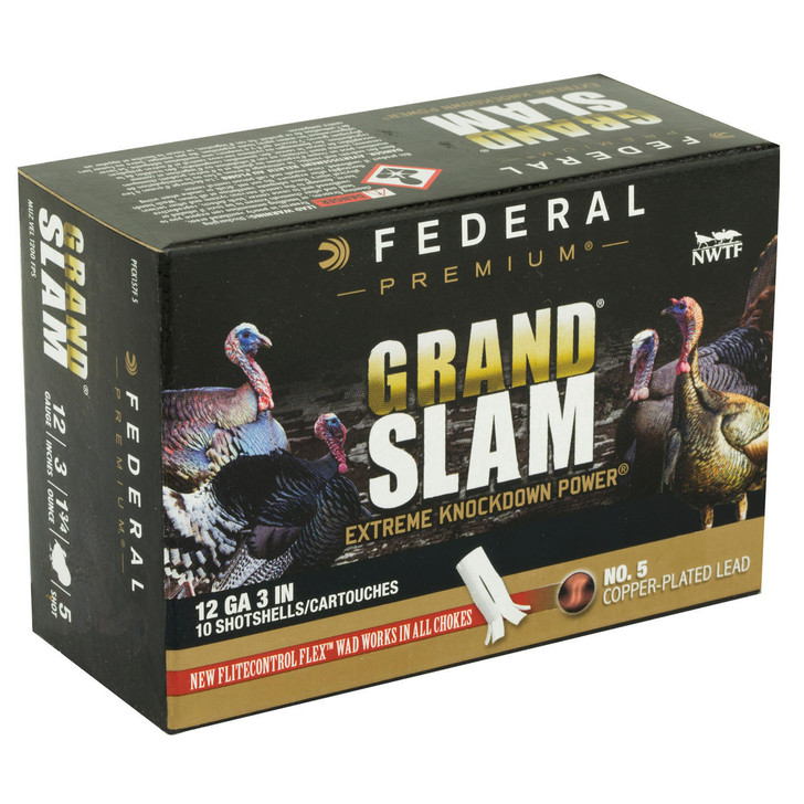 Federal Fed Grand Slam 12ga 3" #5 1.75oz 10/