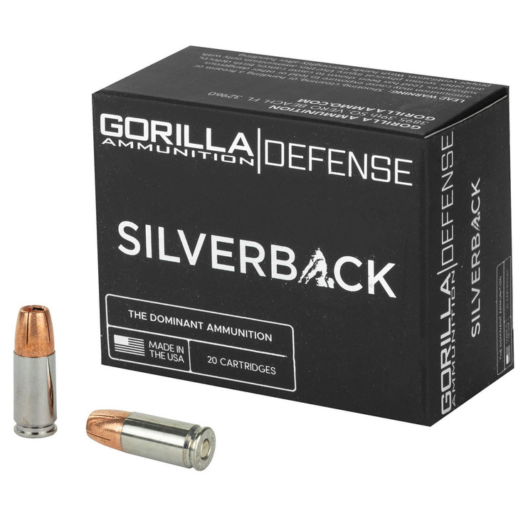 Gorilla Ammunition Company LLC Gorilla Slvrbck 9mm 115gr 20/200 