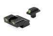 Meprolight Sights Meprolight Night Sights Colt 1911 Government/Commander Fixed Night Sight - Green Front & Green Rear 
