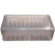 Mtm Molded Products Company MTM .44/.45 Mag 50-Round Slip Top Handgun Ammo Box Clear Smoke 