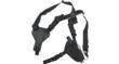 Michaels Of Oregon Uncle Mike's Plain Black Nylon Shoulder Holster 8705 AM#5 