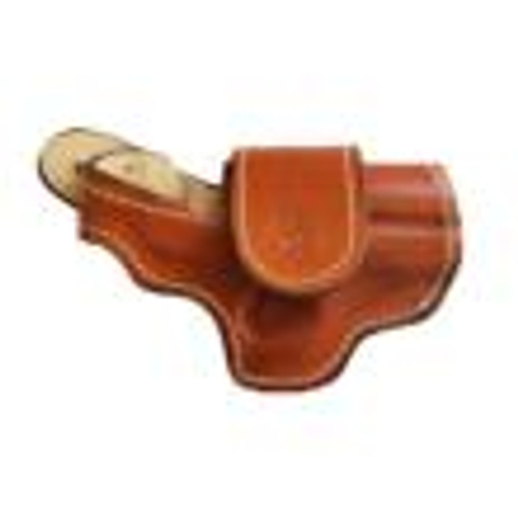 Bond Arms Leather Driving Holster RH 4.25" Barrel Tan with White Stitching