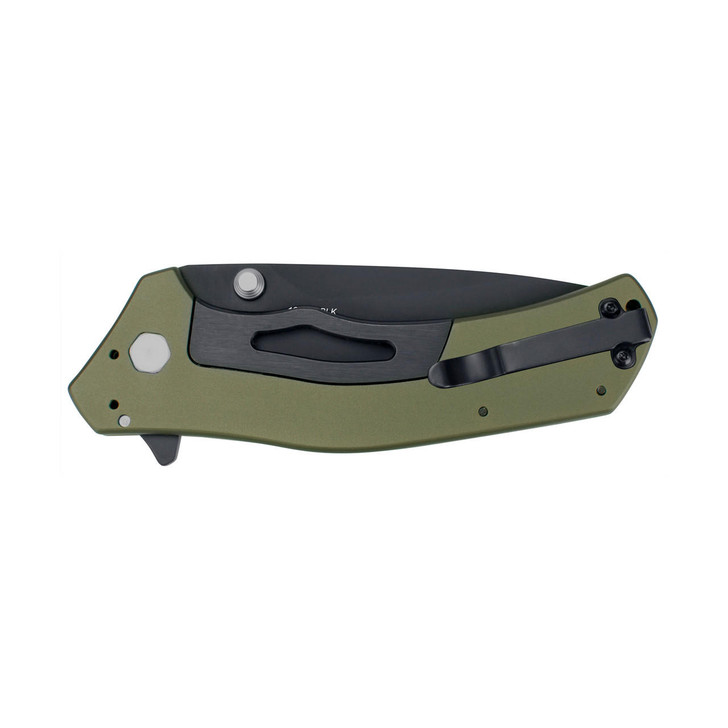  Kershaw Knockout 3.25" Pln Olive/blk 