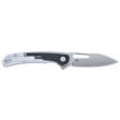 Columbia River Knife & Tool CRKT Padawan Folding Knife 3" Drop Point Blade Black and Silver 