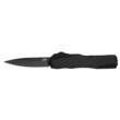 Kershaw Knives Kershaw Livewire OTF Automatic Knife 3-3/10" Spear Point Blade Black with Black Blade 