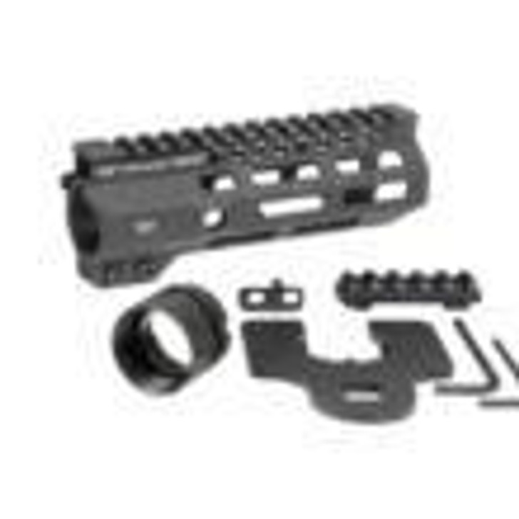  Midwest Industries Combat Rail One Piece Free Float MLOK Handguard 6" Black 