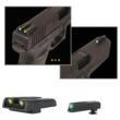  Truglo TFO Tritium/Fiber Optic Day/Night Sights for Glock 17 / 17L 19 22 23 24 26 27 33 34 35 38 and 39 Front Green Rear Yellow 