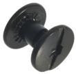  Outdoor Connection Chicago Screws - Black 6/Pack 