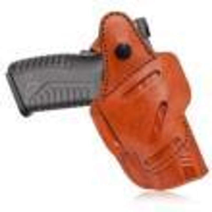 Tagua Gun Leather Tagua Leather 4in1 IWB Holster with Snap for S&W J Frame Brown RH 