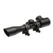  Truglo 4x32mm Crossbow Scope with Weaver Style Rings - Illuminated Dual Color Reticle Matte Black 
