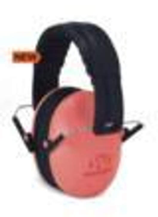 Walkers Game Ear Walker's Small Passive Folding Ear Muffs - Coral 23dB NRR 