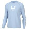 Marolina DBA HUK Huk Icon Crew Long Sleeve Shirt Ice Water L 