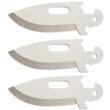  Cold Steel Click-N-Cut Replacement Blade 3/pk - 2-1/2" Drop Point 