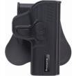 Bulldog Cases Bulldog Rapid Release Polymer Holster with Paddle Fits S&W Bodyguard .380 Black RH 