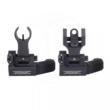 Troy Industries TROY 45-Degree Offset Sight Set - SSIG-45S-HRBT-00 - HK Front & Round Rear - Black 
