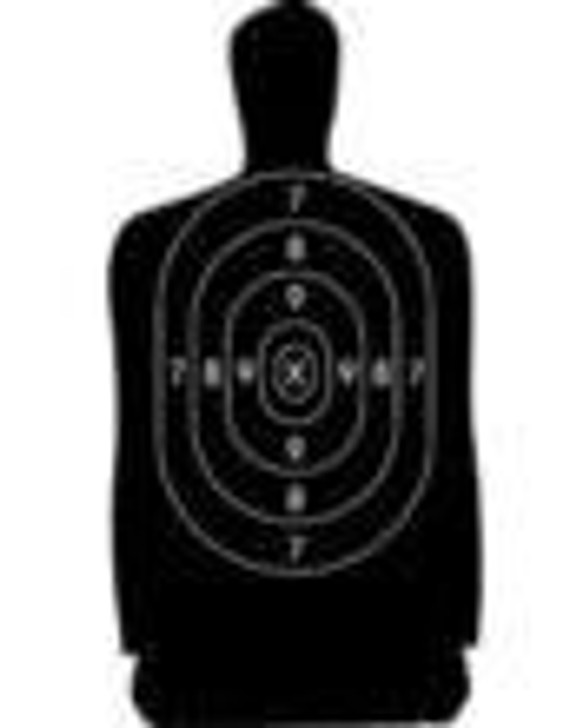 Speedwell Targets Speedwell Official NRA Police Qualification Silhouette Police Silhouette 50 yd. 