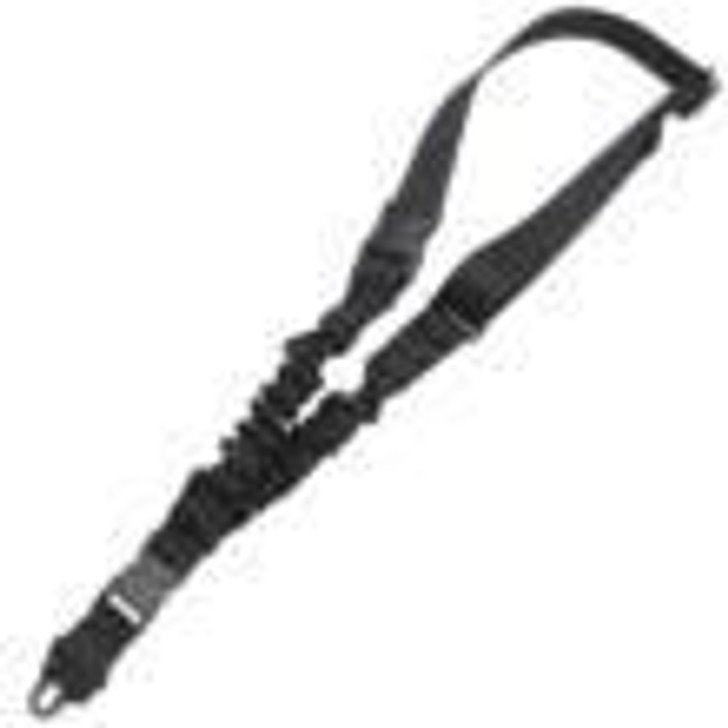 Military Products TacShield Shock Sling Single Point 1.25" Black with Double QRB 