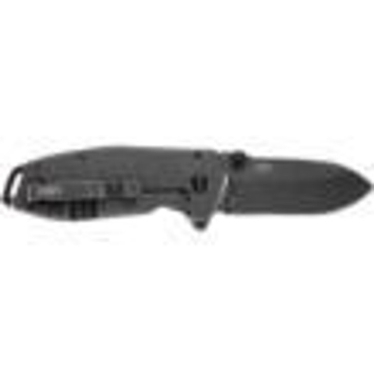 Columbia River Knife & Tool CRKT Squid Assisted Black Folding Knife Assisted Opening 2 3/8" Blade Black 