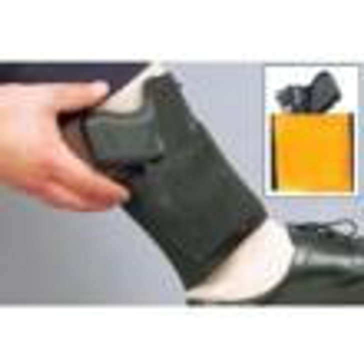 Desantis Leather Goods Co. DeSantis Apache Ankle Rig Holster for Most Small Autos Black RH 