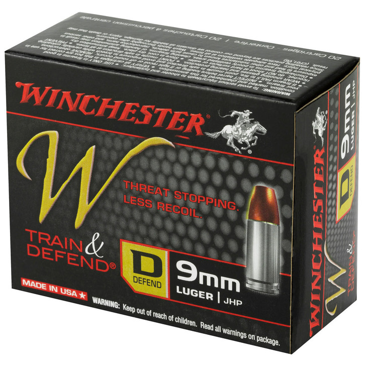 Win W Defend 9mm 147gr Jhp 20/200 