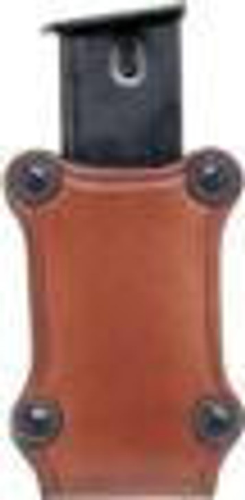 Hunter Company Inc Hunter Leather Single Magazine Pouch Open Top - Single Stack Magazine 