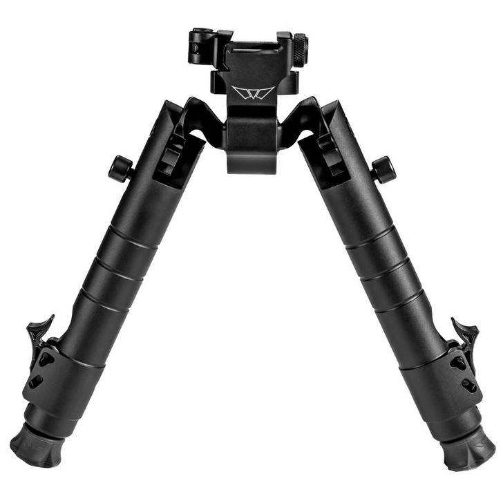 Warne Scope Mounts Warne Sl Pic Rail Prec Bipod Blk 