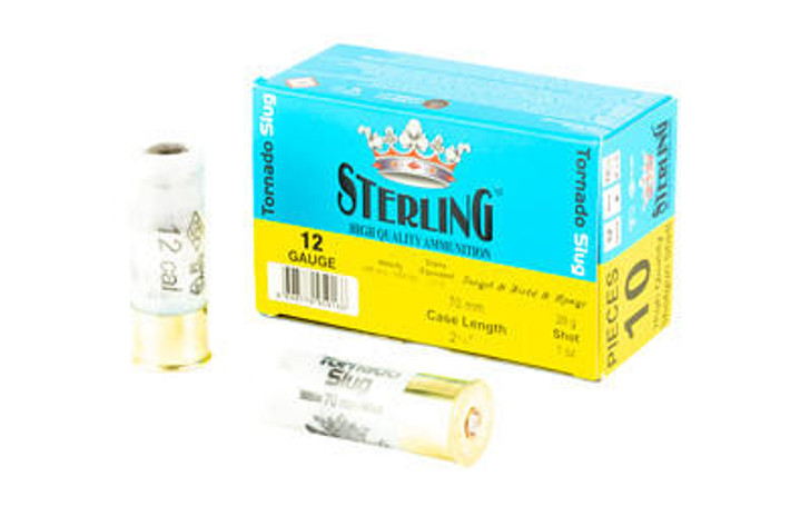  Sterling, Big Game Series, 12 Gauge 2.75", 1 oz, Tornado Slug, 10 Round Box 