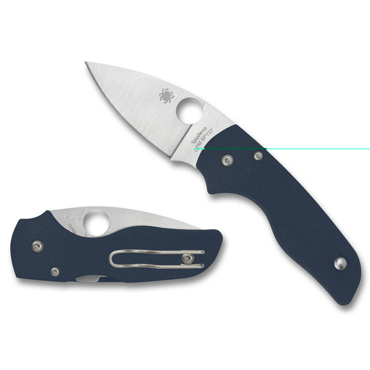  Spyderco Lil Native G-10 2.42" Blue 