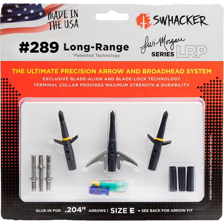  Swhacker Lrp Broadhead Kit 2 Blade .204 Size E 3 Pk. 