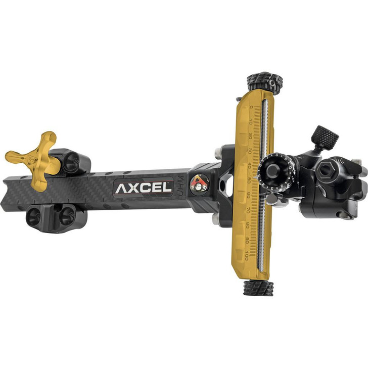  Axcel Achieve Xp Compound Sight Gold/ Black 6 In. Rh 