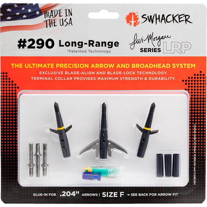  Swhacker Lrp Broadhead Kit 2 Blade .204 Size F 3 Pk. 