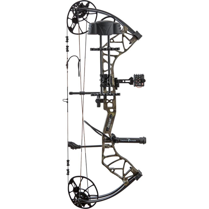 Bear Legit Maxx Rth Bow Package Mossy Oak Roots/black 10-70 Lbs. Rh 