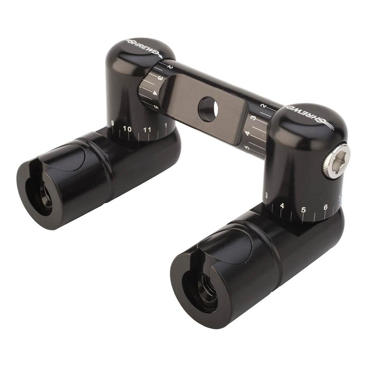 Shrewd Archery Shrewd Double Adjustable V-bar Gloss Black 