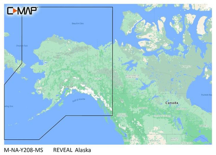 C-Map C-MAP Reveal Coastal Alaska 