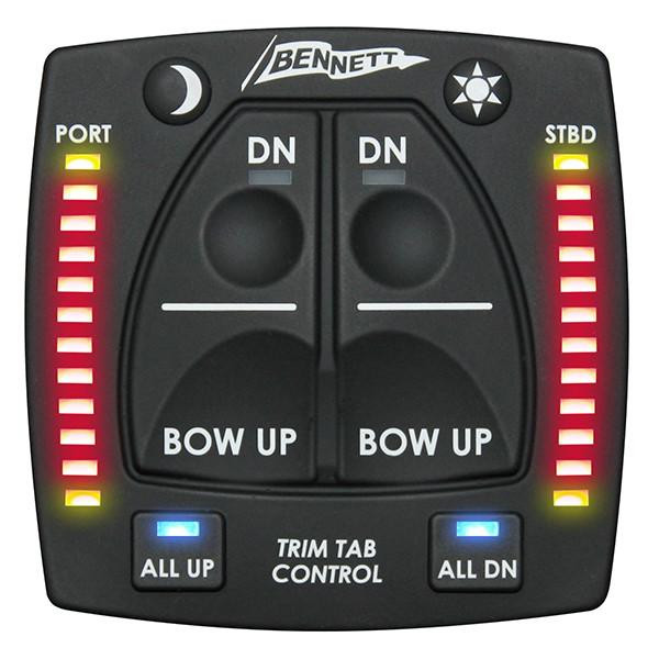 Bennett Trim Tabs Bennett OBI9000-E Control With Indicator Lights For Bolt Electric Trim Tabs 