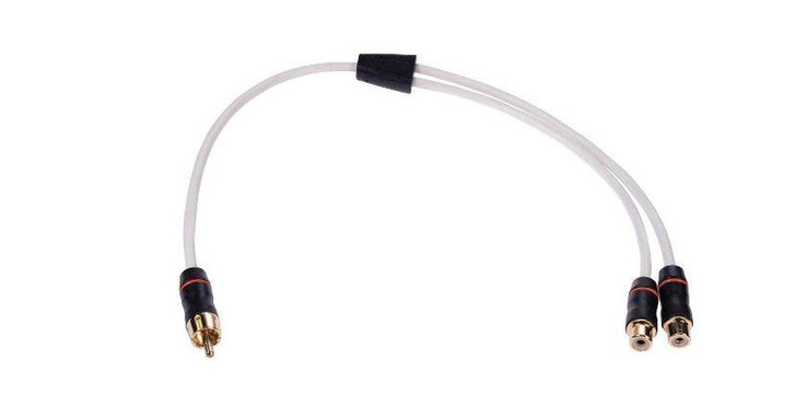 Fusion Electronics Fusion MS-RCAYF 1Male-2FeMale Shielded Twisted RCA Y-Cable 