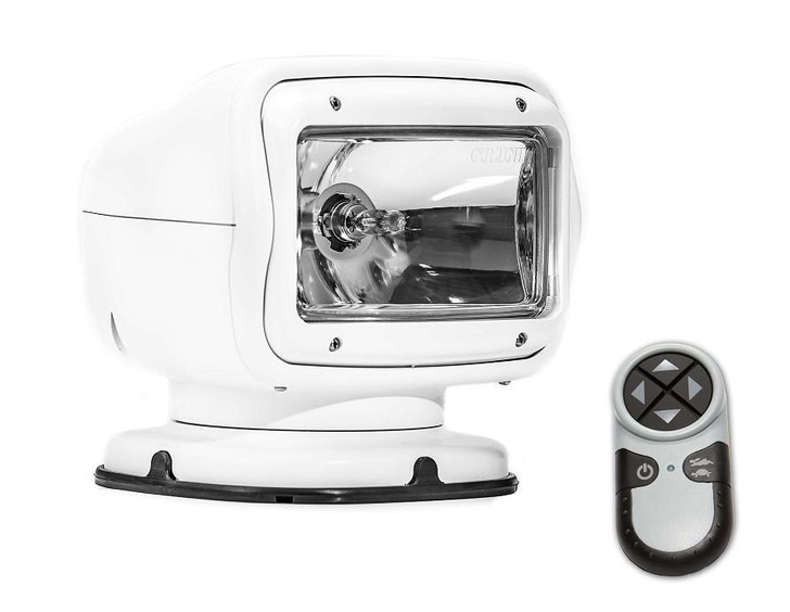  Golight GT Series Halogen Wireless Handheld Remote White Permanent Mount 12V 