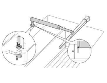  Raymarine 2.5" Pedastal Socke 