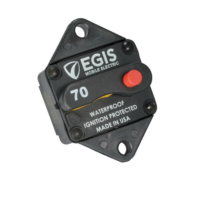 Egis Mobile Electronics EGIS 285-Series 70 Amp Circuit Breaker Panel Mount 
