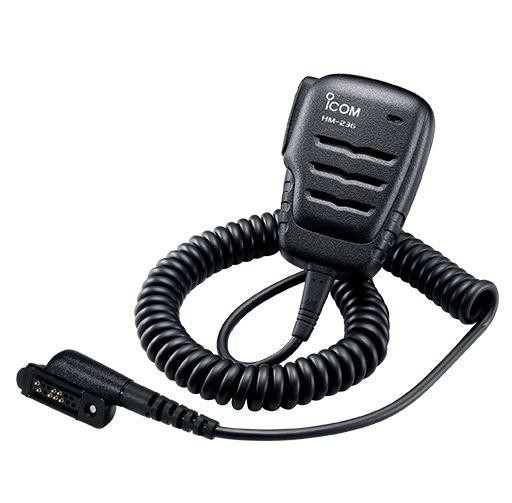  Icom HM236 Compact Waterproof Speaker Microphone 