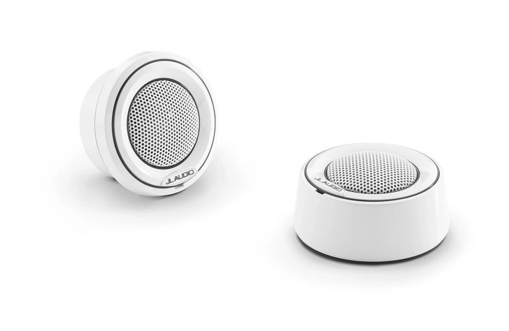  JL Audio M6 1in Component Tweeter White Mounting Cups and White Trim 