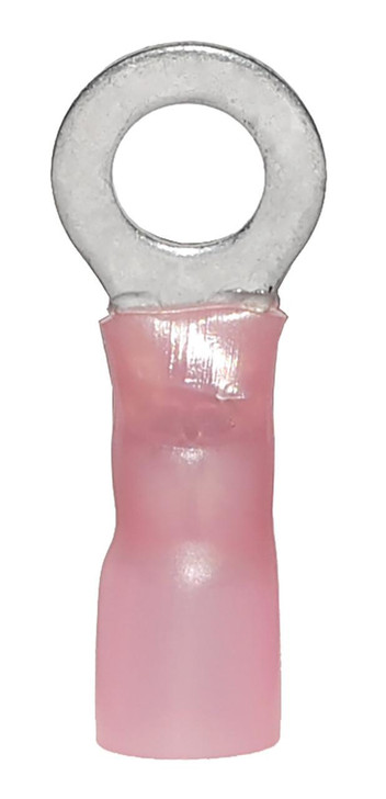  Ancor 8AWG 5/16 Ring Terminal Heat Shrink Red 25 Pack 