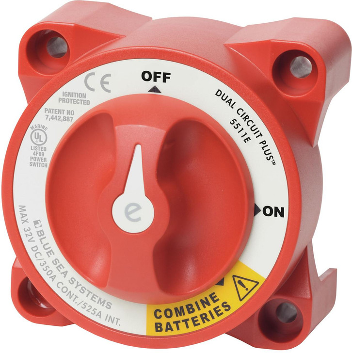 Blue Sea Systems Blue Sea E-Series Battery Switch On-Off Dual Circuit Plus 