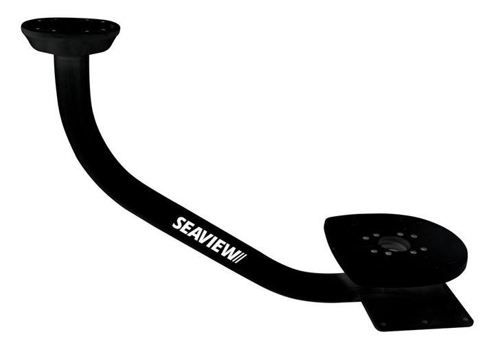  Seaview PMADM3M1BLK Dual Mount Aft Rake Requires Plate Black Finish 