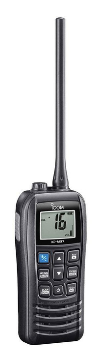  Icom M37 Hand Held VHF 6 Watt Floating 
