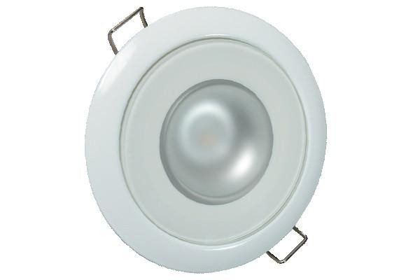  Lumitec Mirage Down Light White Finish Warm White LED 