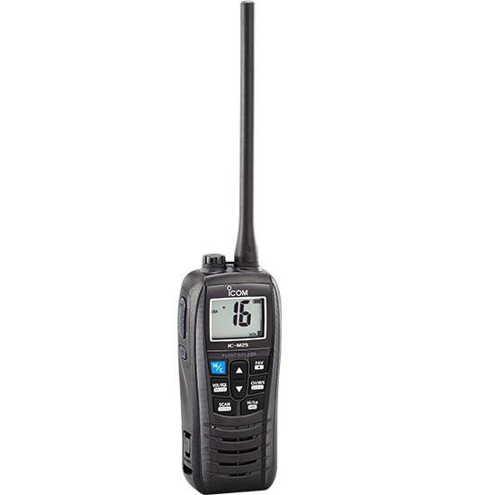  Icom M25 Floating Handheld VHF Black 5 Watts 